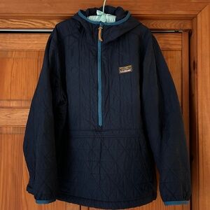 L.L. Bean Women's Katahdin Insulated Pullover in Nautical Navy size 2X (18)